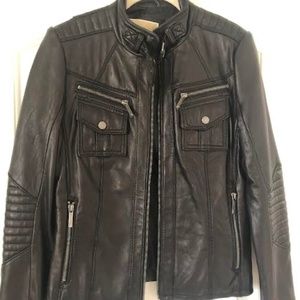 Leather Moto Jacket